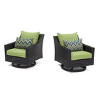 Fauteuils de jardin pivotants Deco Sunbrella, lot de 2 - 30 po L x 33 po P x 32 po H