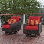 Fauteuils de jardin pivotants Deco Sunbrella, lot de 2 - 30 po L x 33 po P x 32 po H