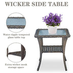 Fauteuil de jardin pivotant Pocassy avec table