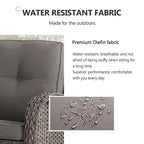 Fauteuil de jardin pivotant Pocassy avec table