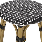 Lot de deux tabourets de bar circulaires