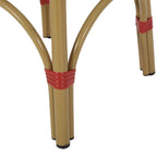 Lot de deux tabourets de bar circulaires