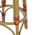 Lot de deux tabourets de bar circulaires