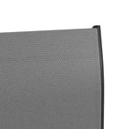 Tabourets de bar pivotants à 360° pour l'extérieur avec accoudoirs, tissu maillé (lot de 2)