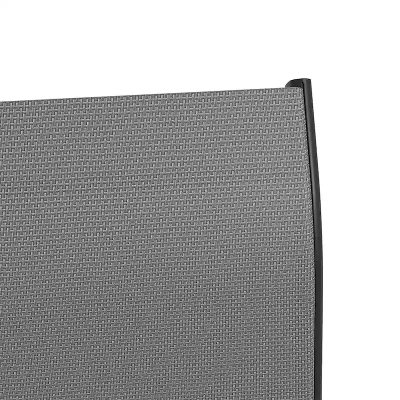 Tabourets de bar pivotants à 360° pour l'extérieur avec accoudoirs, tissu maillé (lot de 2)