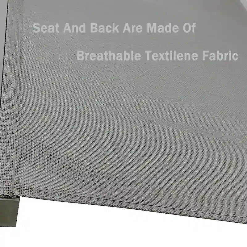 Chaise longue d'extérieur avec dossier inclinable en aluminium réglable