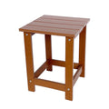 Table d'appoint de patio carrée d'extérieur Hampton en poly-bois toutes saisons
