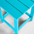 Table d'appoint de patio carrée d'extérieur Hampton en poly-bois toutes saisons
