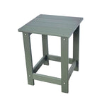 Table d'appoint de patio carrée d'extérieur Hampton en poly-bois toutes saisons