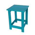 Table d'appoint de patio carrée d'extérieur Hampton en poly-bois toutes saisons