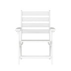 Chaise de salle à manger commerciale Adirondack tout temps avec porte-gobelet pliant