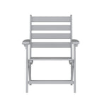 Chaise de salle à manger commerciale Adirondack tout temps avec porte-gobelet pliant