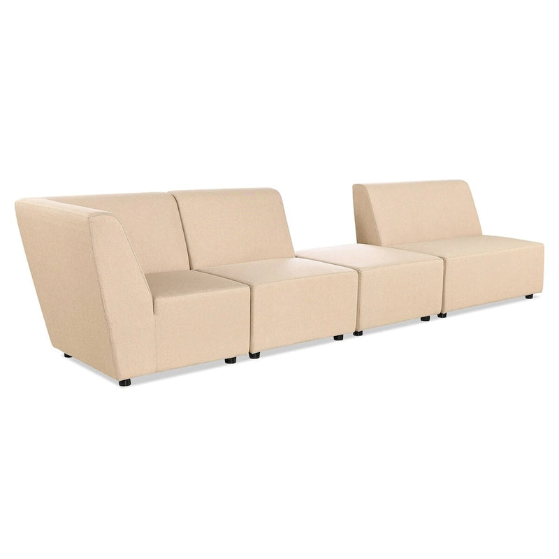 Canapé d'angle d'extérieur Cleo 140 avec ottoman
