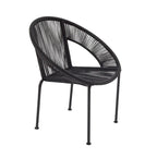 Chaise d'extérieur en rotin synthétique - Noire ou blanche - Roche River Decor
