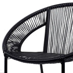 Chaise d'extérieur en rotin synthétique - Noire ou blanche - Roche River Decor