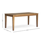 Ensemble de conversation en bois d'acacia 4 places pour l'extérieur
