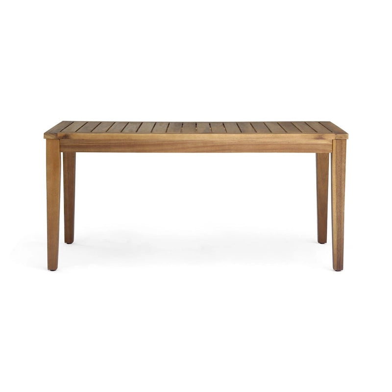 Ensemble de conversation en bois d'acacia 4 places pour l'extérieur