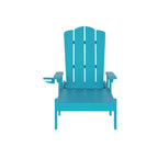 Chaise longue commerciale réglable tout temps avec porte-gobelet escamotable