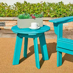 Table d'appoint latérale Adirondack en PEHD pour patio extérieur par Elm Plus