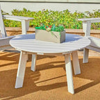 Table d'appoint latérale Adirondack en PEHD pour patio extérieur par Elm Plus