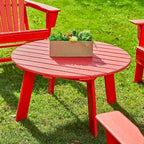 Table d'appoint latérale Adirondack en PEHD pour patio extérieur par Elm Plus