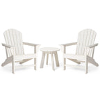 Table d'appoint latérale Adirondack en PEHD pour patio extérieur par Elm Plus