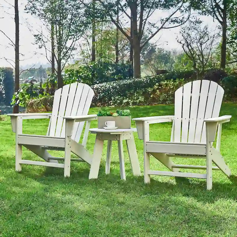 Table d'appoint latérale Adirondack en PEHD pour patio extérieur par Elm Plus