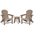 Table d'appoint latérale Adirondack en PEHD pour patio extérieur par Elm Plus