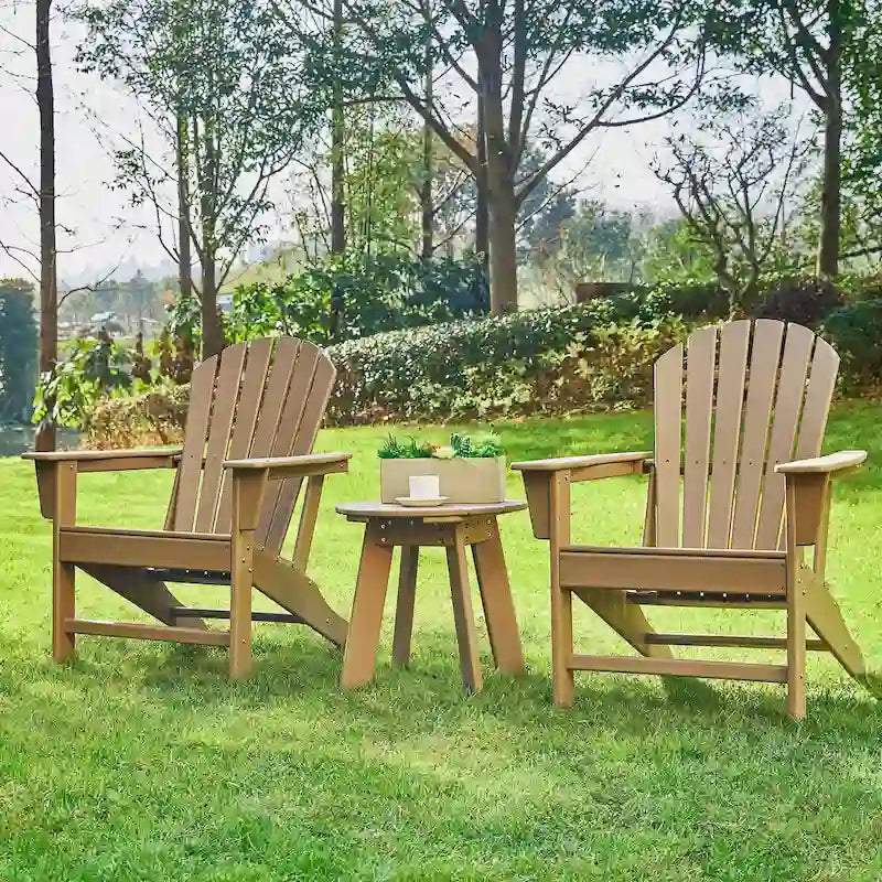 Table d'appoint latérale Adirondack en PEHD pour patio extérieur par Elm Plus