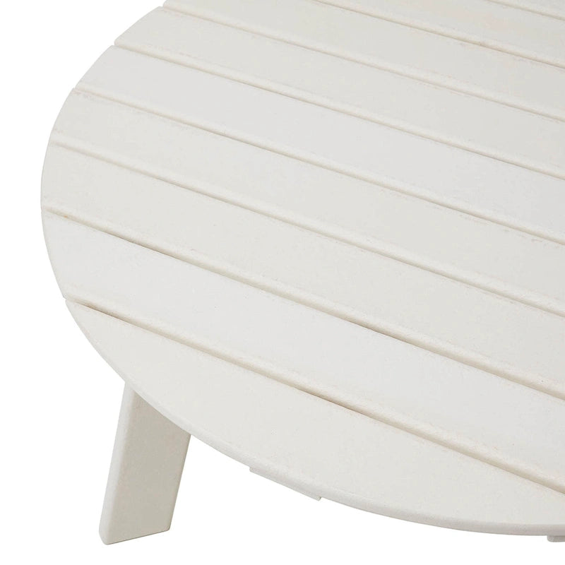 Table d'appoint latérale Adirondack en PEHD pour patio extérieur par Elm Plus