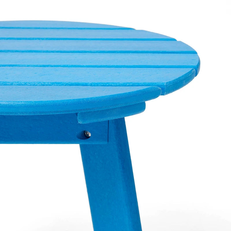 Table d'appoint latérale Adirondack en PEHD pour patio extérieur par Elm Plus