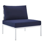 Ensemble de canapé d'angle d'extérieur en aluminium Sunbrella Harmony 6 pièces