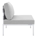 Ensemble de canapé d'angle d'extérieur en aluminium Sunbrella Harmony 6 pièces