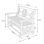Banquette-balancelle Torrey Loveseat pour porche