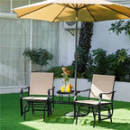Balancelle de patio 2 places Yaheetech avec table