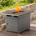Table brasero 2 en 1 pour l'extérieur