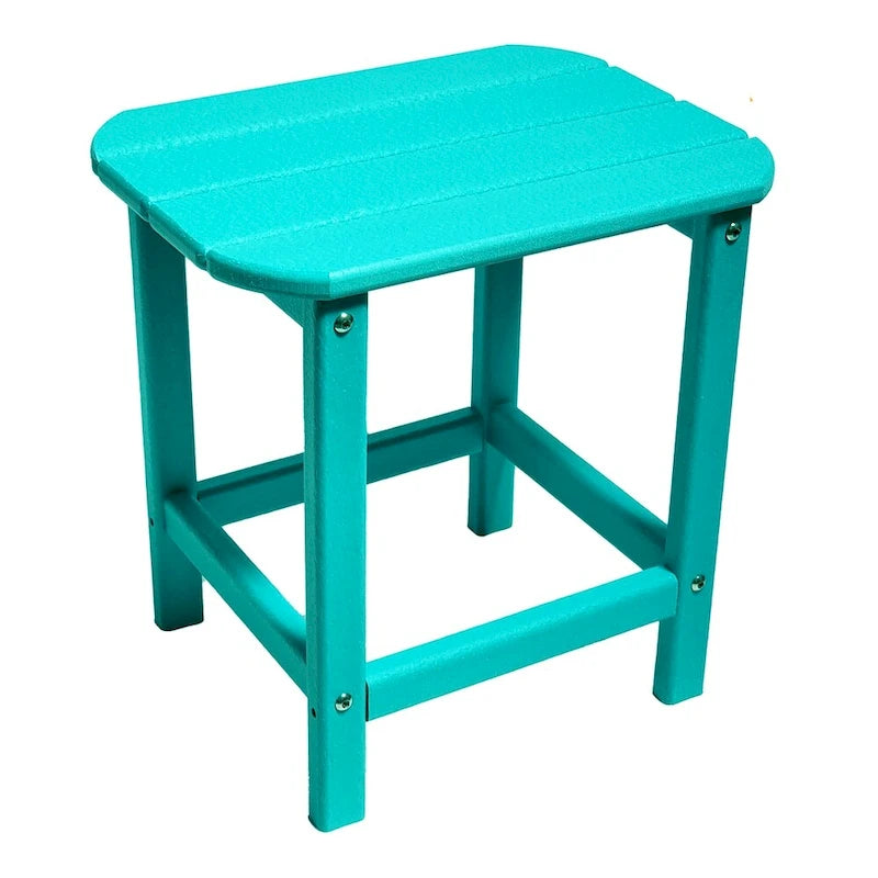 Table d'appoint compacte, parfaite pour l'intérieur/extérieur, conception ultrarésistante aux intempéries
