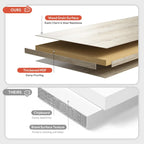 Table basse carrée rustique de ferme avec plateau relevable et rangement de 31,5 po
