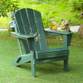 Chaise Adirondack pliante, fauteuil Adirondack ergonomique en HDPE résistant aux intempéries, empilable et relaxant