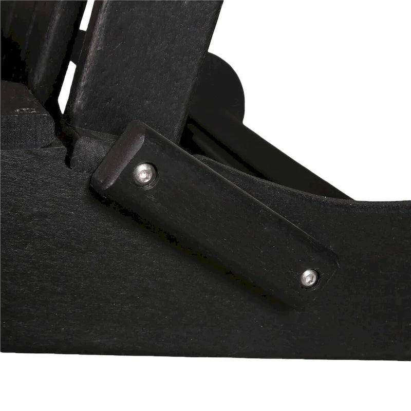 Chaise Adirondack pliante, fauteuil Adirondack ergonomique en HDPE résistant aux intempéries, empilable et relaxant