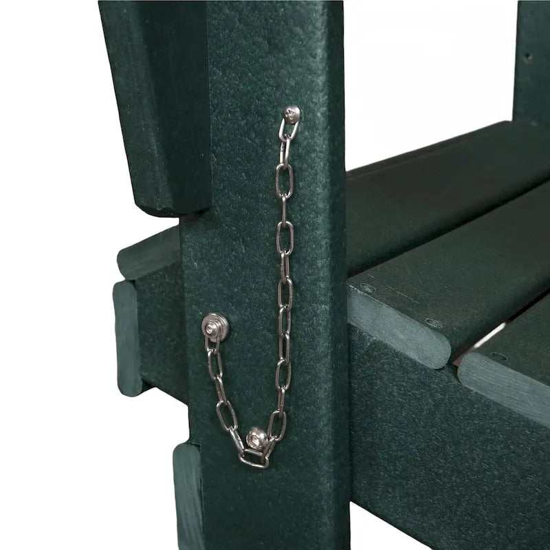Chaise Adirondack pliante, fauteuil Adirondack ergonomique en HDPE résistant aux intempéries, empilable et relaxant