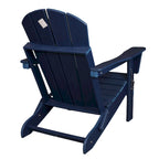 Chaise Adirondack pliante, fauteuil Adirondack ergonomique en HDPE résistant aux intempéries, empilable et relaxant