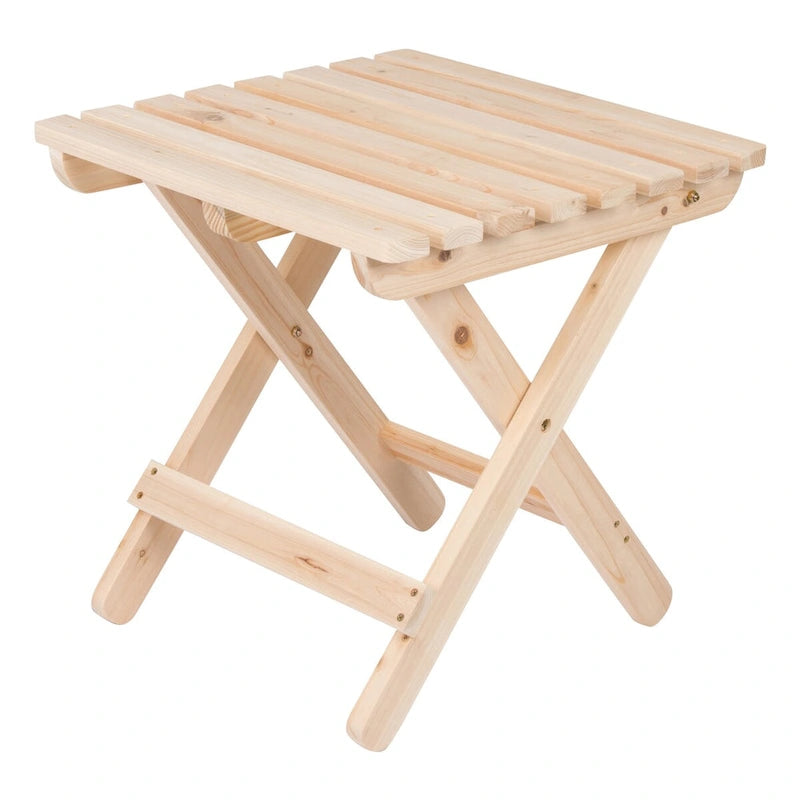 Table pliante carrée en bois d'extérieur Sherwood