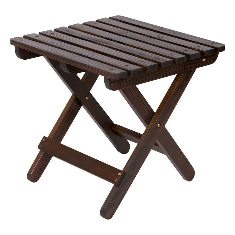 Table pliante carrée en bois d'extérieur Sherwood