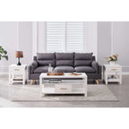 Ensemble de 3 tables basses et tables d'appoint pour salon