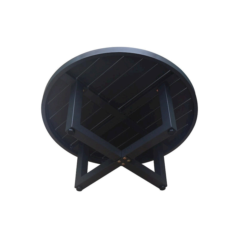 Table basse de patio ronde d'extérieur