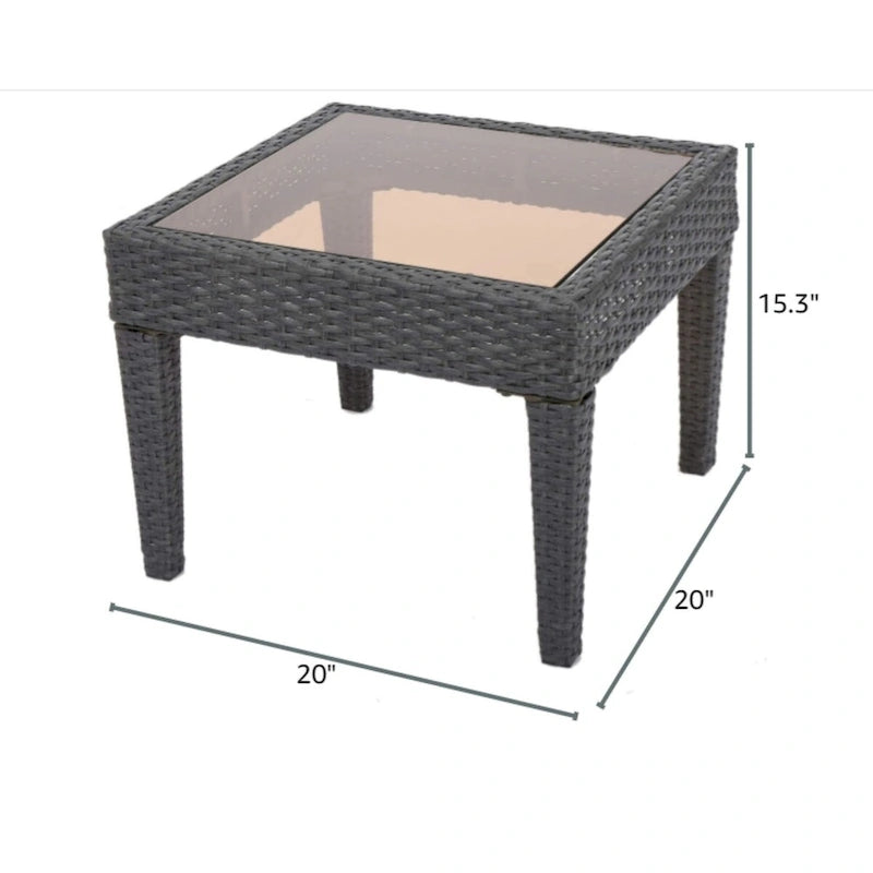 Table d'appoint de patio pour les espaces extérieurs