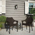 Cambridge Plastic Resin Outdoor Chairs (Set of 2)