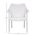 Chaises d'extérieur en résine plastique Cambridge (lot de 2)