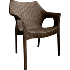 Chaises d'extérieur en résine plastique Cambridge (lot de 2)